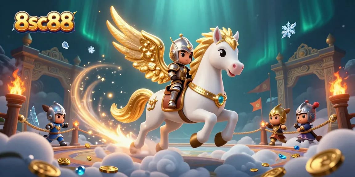 Engage in thrilling casino adventures with 8sc88, showcasing vibrant 3D fantasy action.