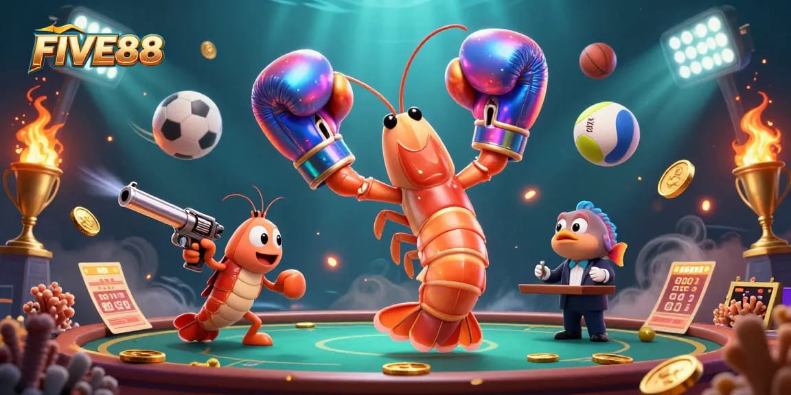 Engage with FIVE88 to experience thrilling bets in an energetic casino scene.