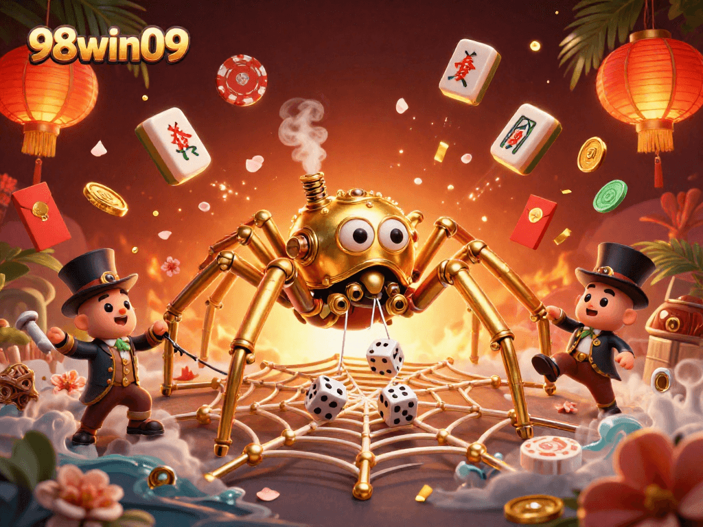Play exciting games at 98win09 with golden elements and vibrant animations for thrilling wins.