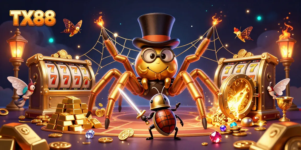 Join the adventure with TX88 in a vibrant casino scene filled with excitement.
