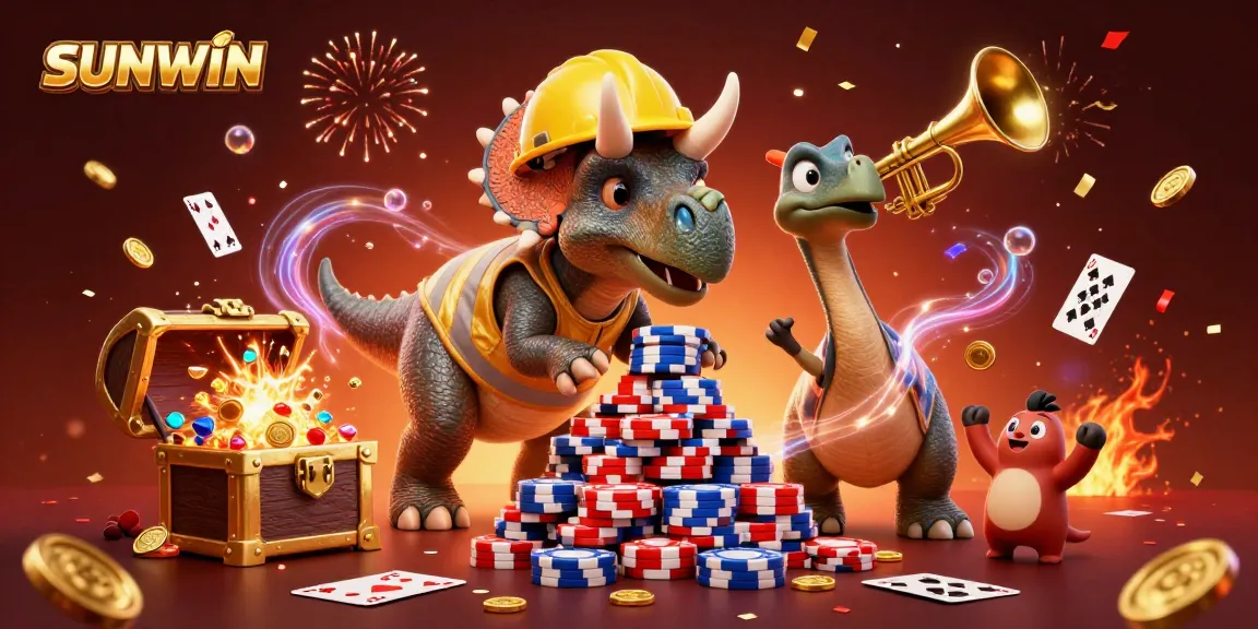 SUNWIN rewards players with vibrant gaming excitement in a dazzling casino scene.