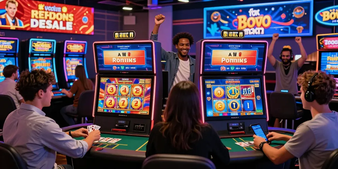 Players engaging in various games at online casinos that accept credit cards, showcasing exciting gameplay and vibrant graphics.