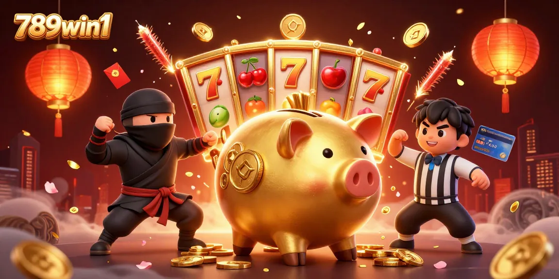 Experience the thrill of 789win1 with dynamic slot reels and engaging casino elements.