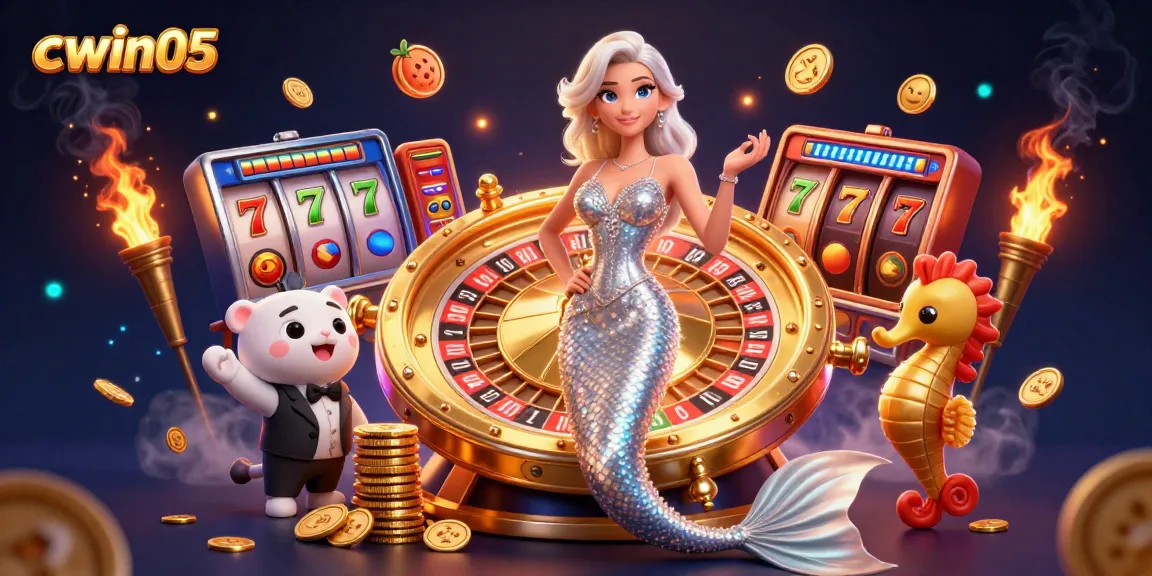 Spin for big wins with cwin05 at an extravagant casino illustrated scene featuring stunning characters.