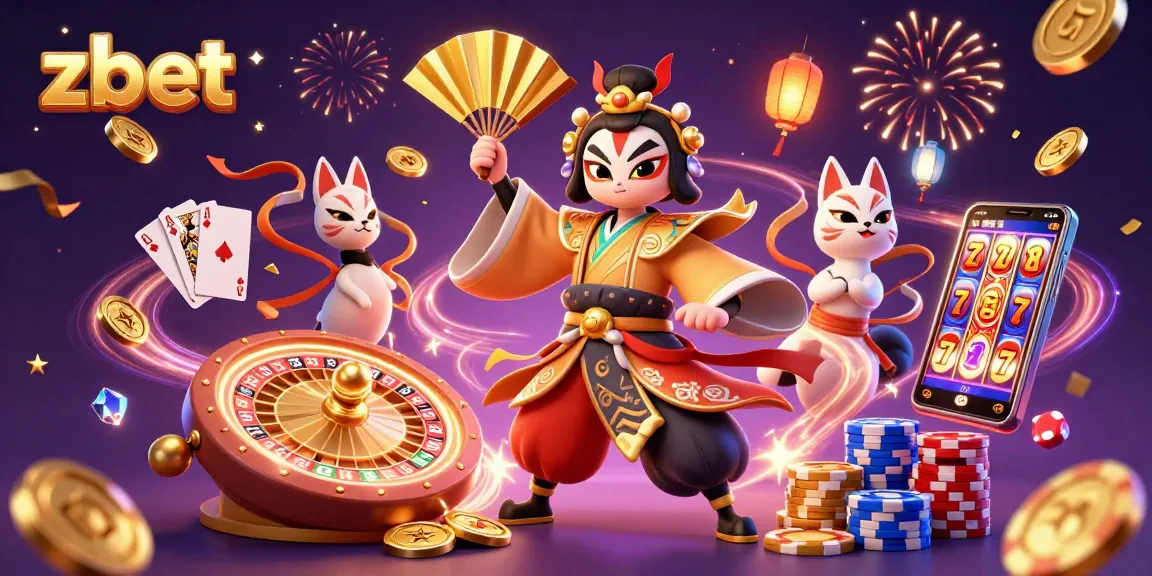 Engage in thrilling gameplay with zbet, featuring kabuki warriors and dynamic casino elements.