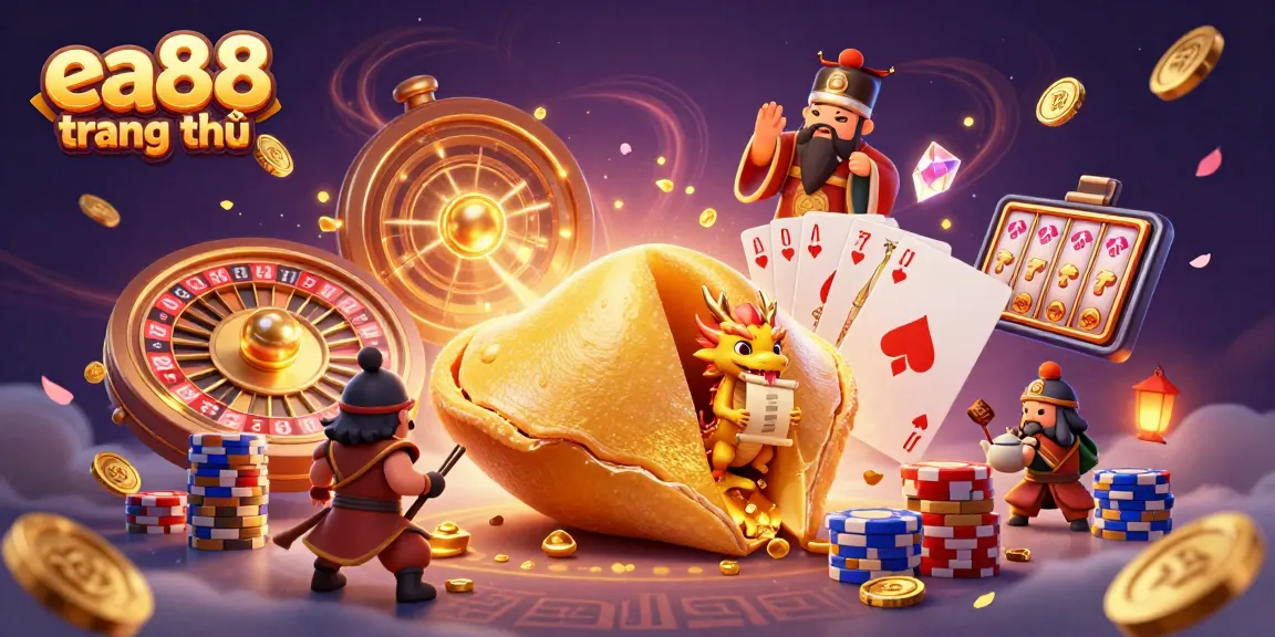 Experience thrilling gameplay at ea88 trang chủ with vibrant 3D casino elements and golden animations.
