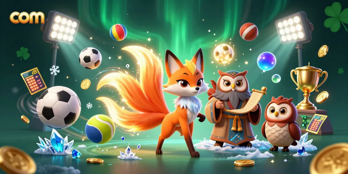 Experience thrilling sports betting action with com, colorful characters in a dynamic casino scene.
