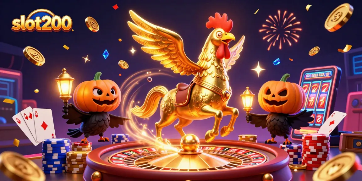 Permainan slot200 dengan berbagai elemen kasino yang sarat keberuntungan dan keseruan.