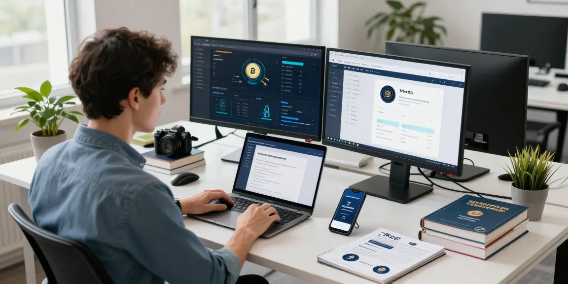 Recover lost crypto with expert technicians analyzing blockchain transactions in a modern office.
