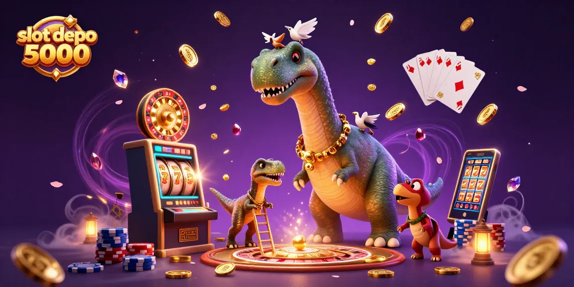 Play slot depo 5000 for an exhilarating casino experience featuring dynamic characters and exhilarating game elements.