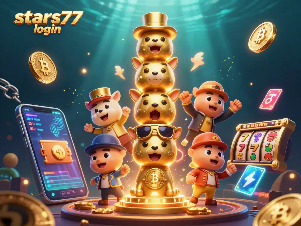 Masuk ke stars77 login untuk bermain slot dengan simbol beruntun beruntung dan grafis memukau.