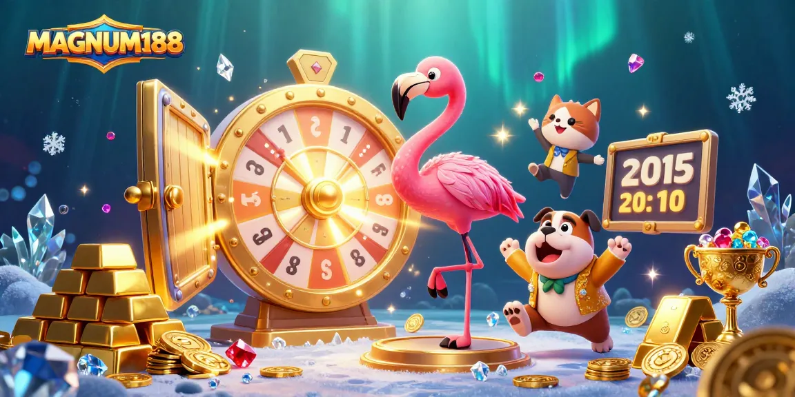 Spin the prize wheel with MAGNUM188 for big wins and exciting gaming experiences!