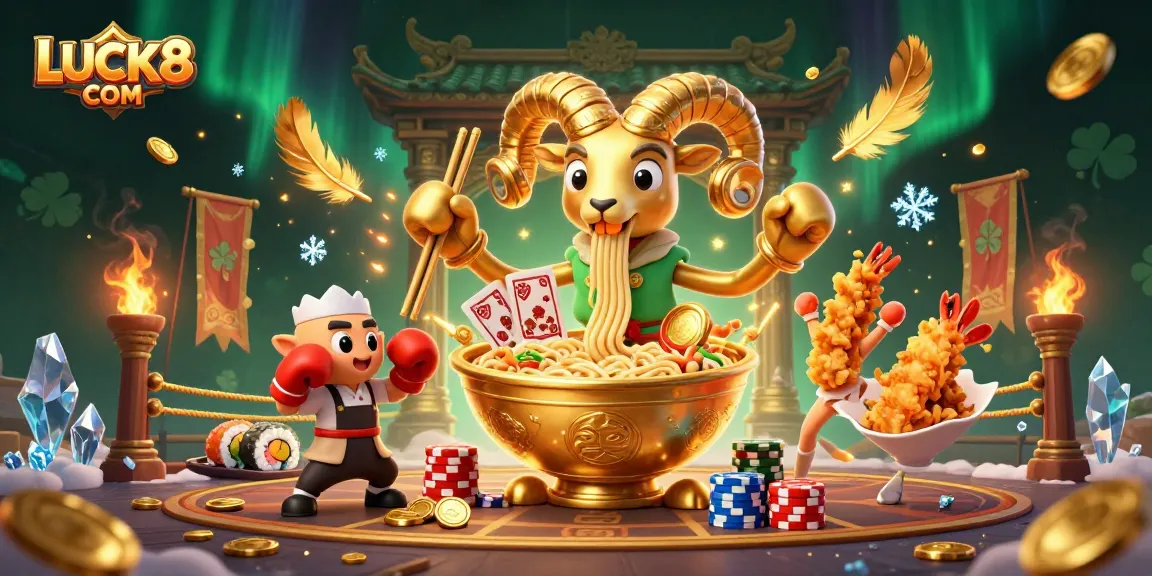 Engage with the thrilling scenes at LUCK8 COM, where vibrant casino characters bring excitement to online gaming.