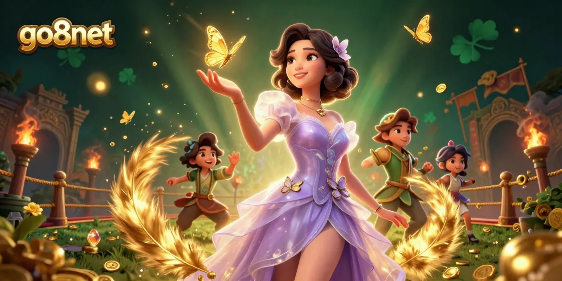 Experience the thrill at go8net with vibrant casino elements and enchanting visuals.