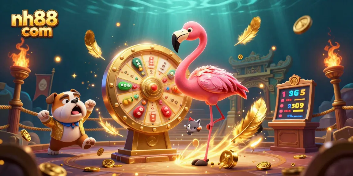 Engage with exciting gaming at nh88 com while spinning prizes in a vibrant casino scene.