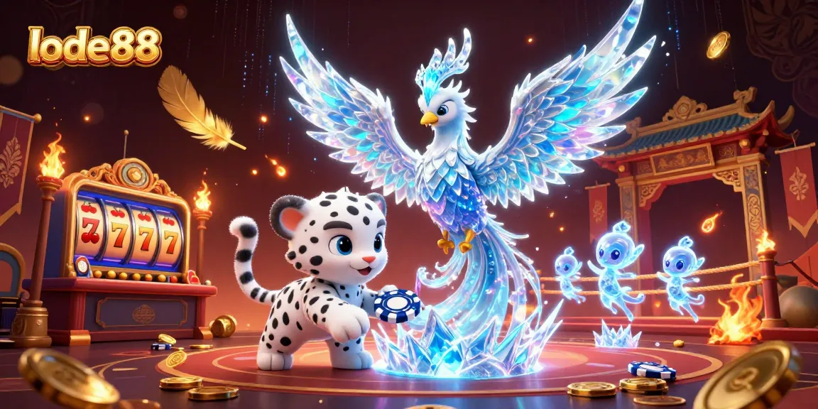 Engage with the dazzling lode88 casino scene featuring vibrant characters and dynamic game elements.