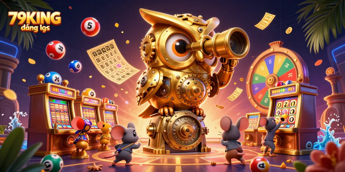 Experience the thrill of winnings at 79KING đăng nhập with vibrant lottery balls and exciting casino elements.