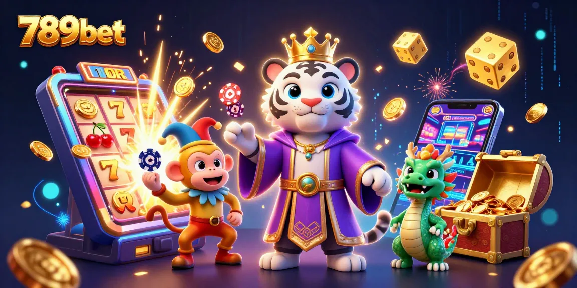 Enjoy thrilling experiences at 789bet with a lively casino scene featuring engaging characters and game elements.