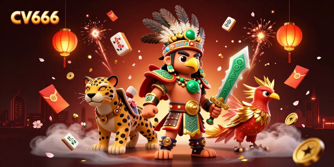 Engage with CV666 in a vibrant 3D casino scene showcasing dynamic gambling excitement.