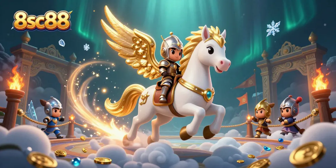 Engage in thrilling casino adventures with 8sc88, showcasing vibrant 3D fantasy action.
