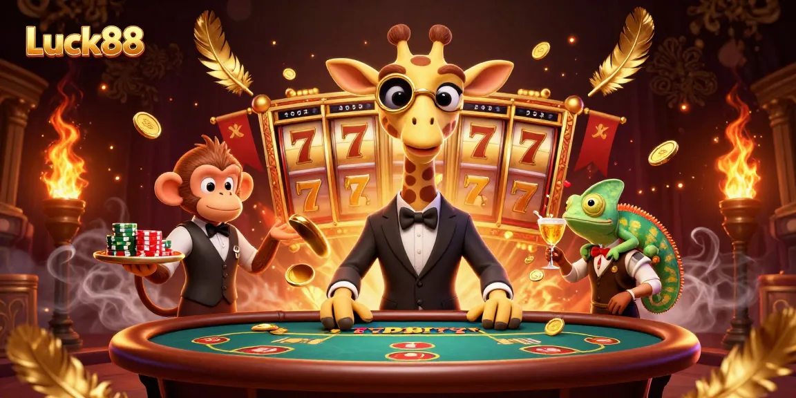 Engage in thrilling gameplay with Luck88 slot alongside vibrant characters and dynamic settings.