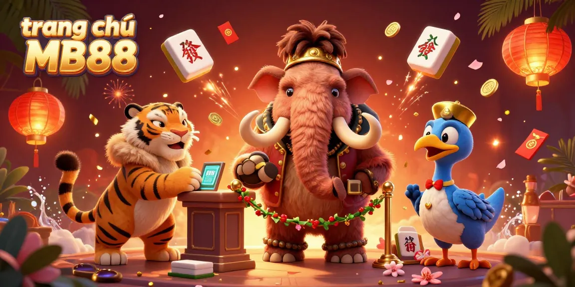 Experience the excitement at trang chủ MB88 with vibrant characters and casino elements showcasing a dynamic gaming atmosphere.