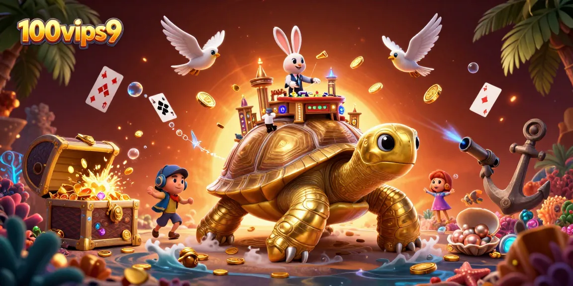 Experience thrilling gameplay at 100vips9 with a vivid 3D casino adventure featuring unique characters.