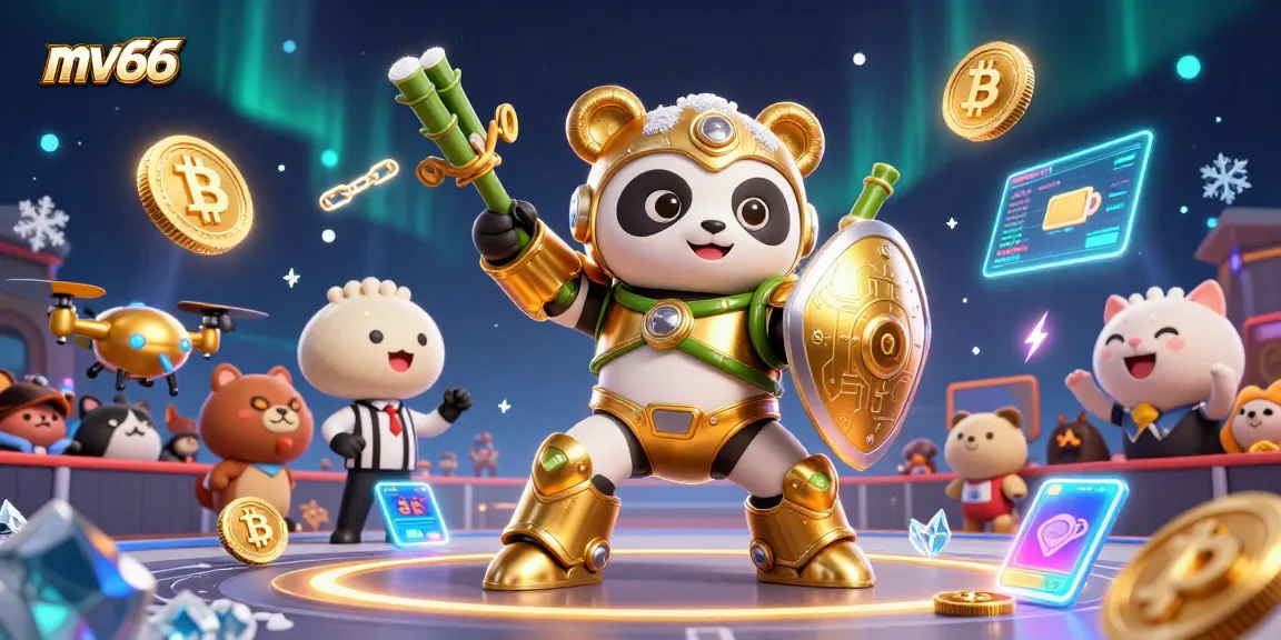 Bet on mv66 in a vibrant 3D casino illustration filled with action and excitement.