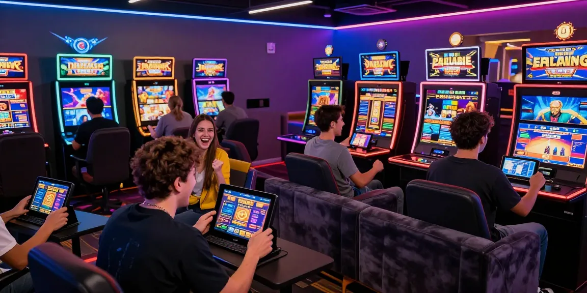 Exciting gaming experience at https://79club.dev/ with friends enjoying live casino and vibrant slot games.