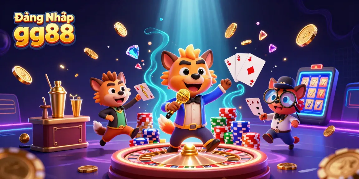 Experience vibrant fun with Đăng Nhập gg88 as hyenas bring the casino life alive in a packed club scene.