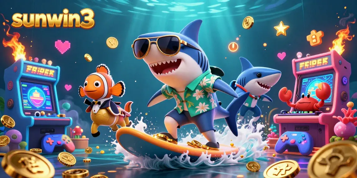 Experience the thrill of sunwin3 with a vibrant 3D casino underwater adventure!