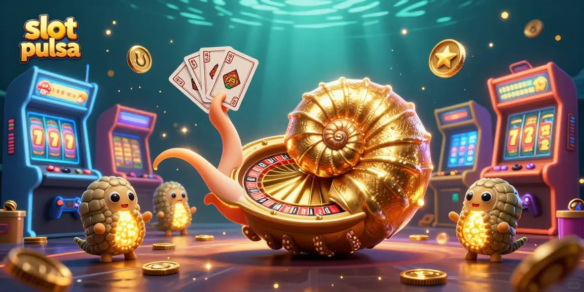 Rasakan keseruan bermain slot pulsa dengan mesin slot berkilau dan karakter kartun 3D yang menghibur