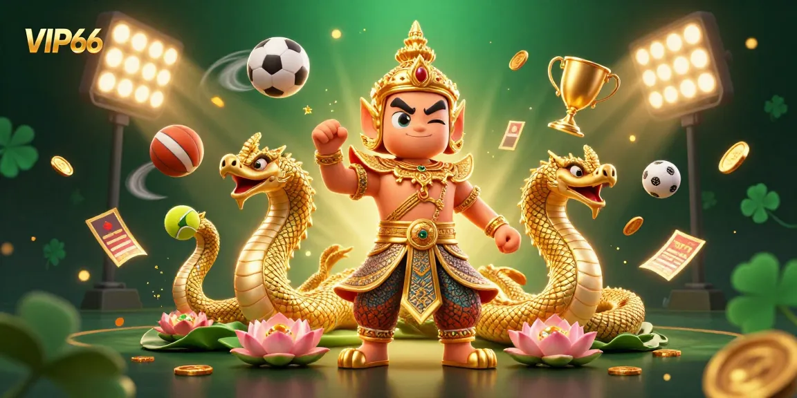 Experience VIP66's thrilling dynamic gameplay with cartoon guardians and vibrant sports elements.