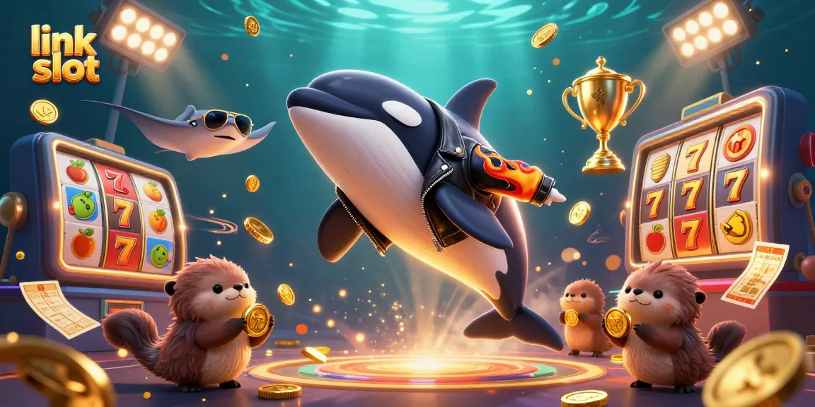 Menangkan jackpot di link slot dengan simbol buah dan karakter laut menghimpun koin emas.