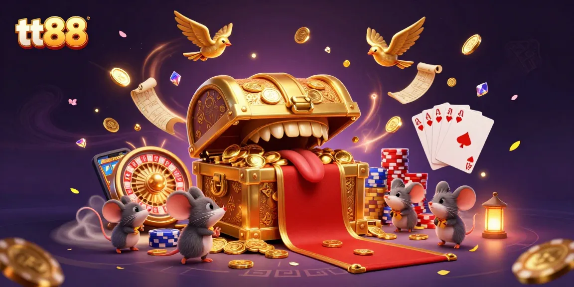 Experience gaming excitement with tt88's tantalizing treasure chest and abundant casino treasures.