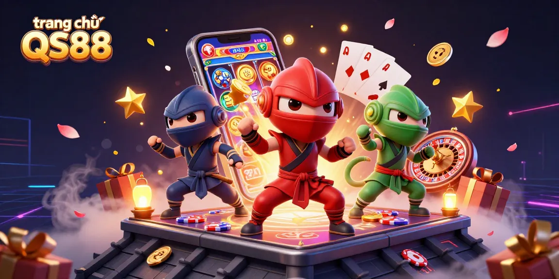 Celebrate the excitement of gaming on trang chủ QS88 with dynamic characters and slot games bursting with rewards.