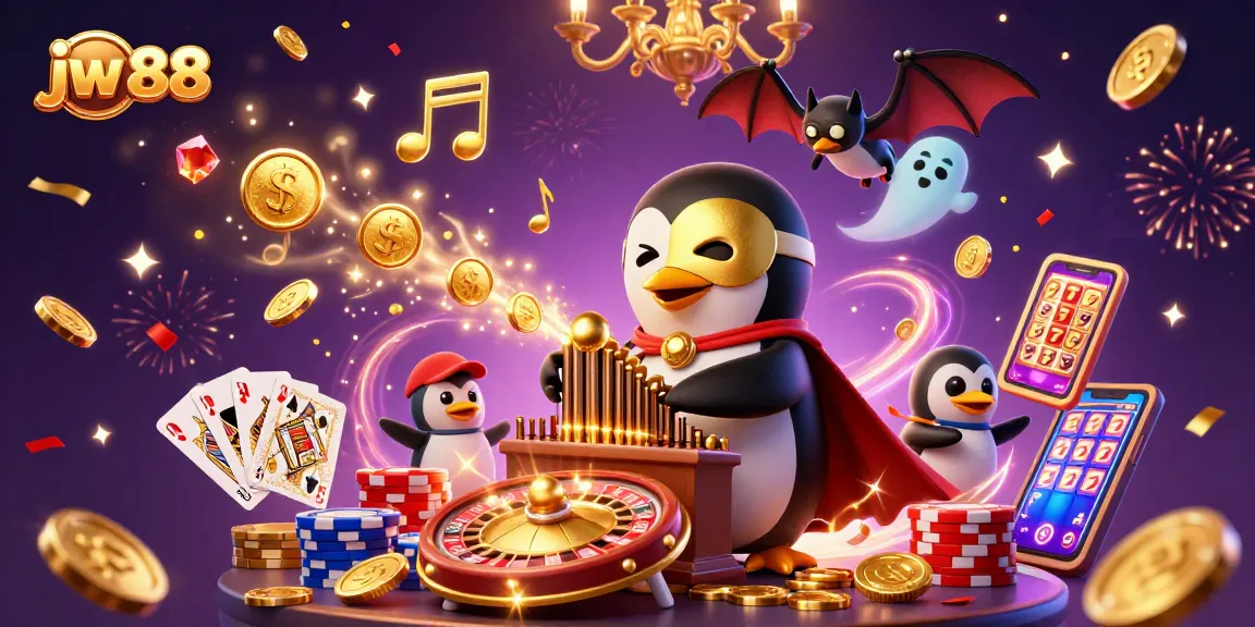 Experience joy and excitement at jw 88 as a phantom opera penguin plays for winnings!