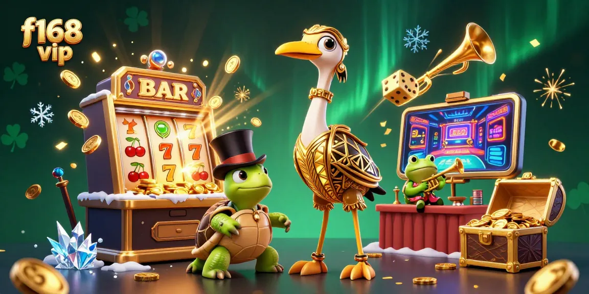 Experience exciting gameplay at f168 vip with dynamic 3D characters and casino elements bursting with energy.