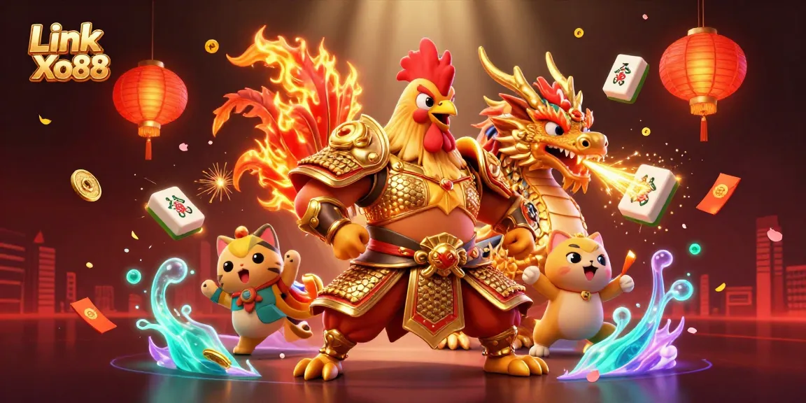 Join Link Xo88 and unleash your inner warrior in a vibrant, action-filled online casino scene