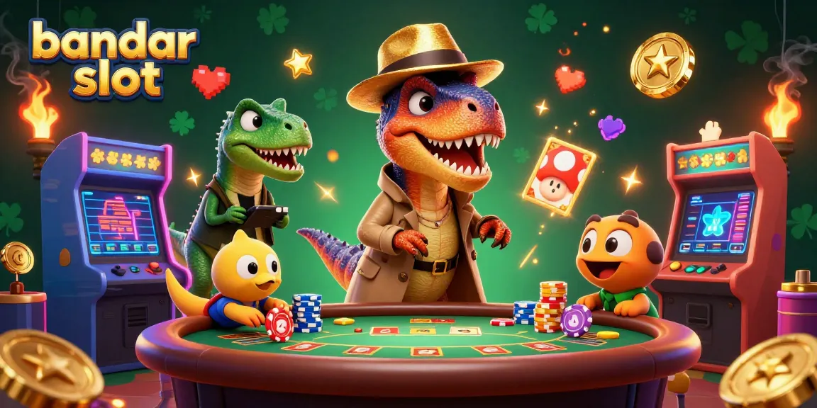 Experience the thrilling bandar slot environment as a velociraptor card counter sneaks chips under watchful eyes.