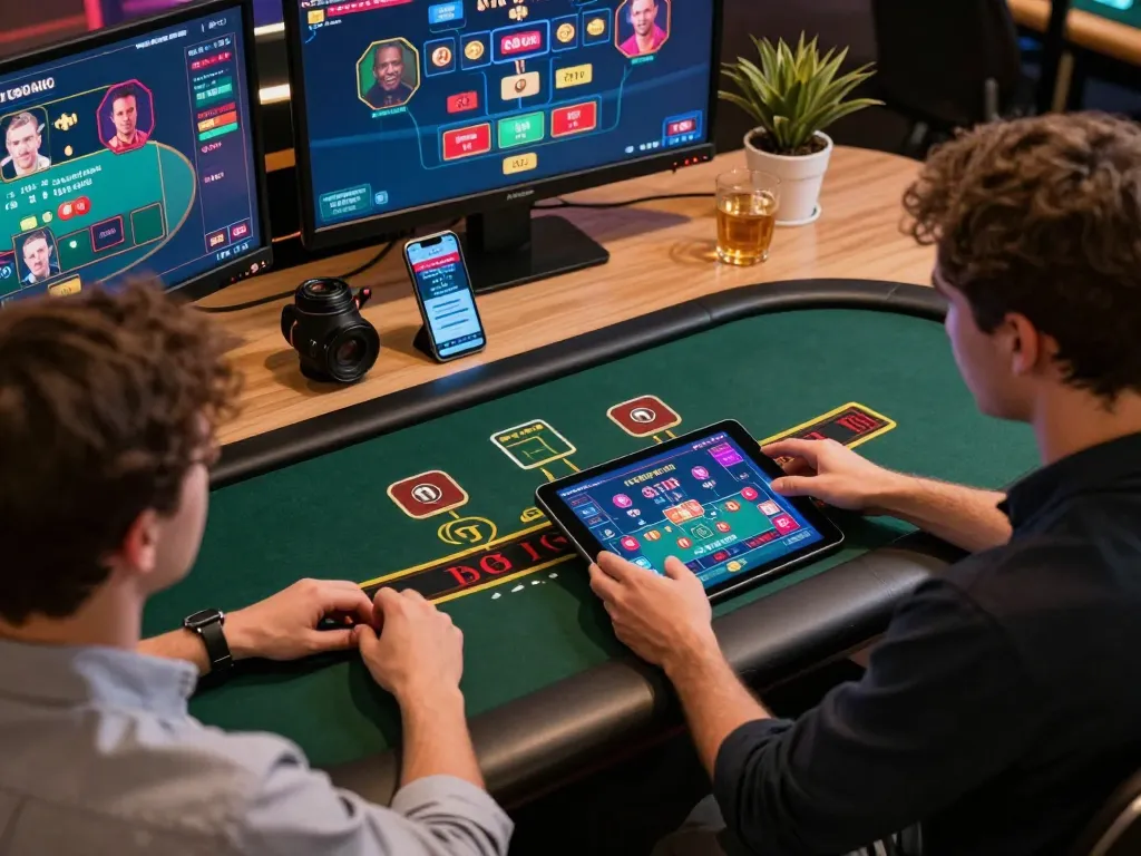 Engaging gameplay at XX 88 online casino with live dealer blackjack on tablet screen.