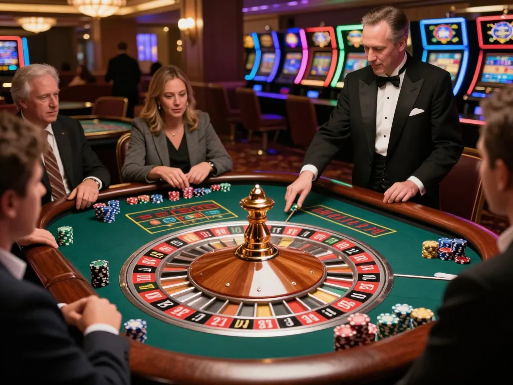 Watch players engaging in thrilling roulette game at sunwin casino