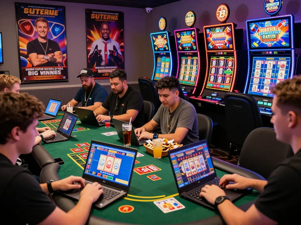MM88 players enjoying an engaging online casino game atmosphere with vibrant graphics.